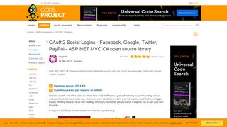 
                            7. OAuth2 Social Logins - Facebook, Google, Twitter, PayPal - ASP ...