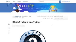 
                            5. OAuth2 và login qua Twitter - Viblo