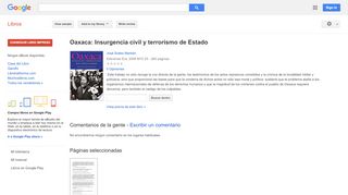 
                            12. Oaxaca: Insurgencia civil y terrorismo de Estado