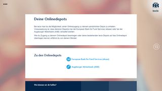 
                            2. Ob eBase oder Augsburger Aktienbank: Finde dein Onlinedepot | tecis