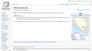 
                            8. Obadi, Kalinovik - Wikipedia