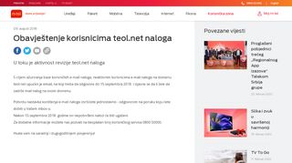 
                            4. Obavještenje korisnicima teol.net naloga | Mtel.BA Prod