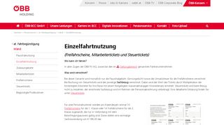 
                            4. ÖBB-BCC GmbH - Einzelfahrtnutzung