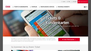 
                            4. ÖBB - Tickets & Kundenkarten