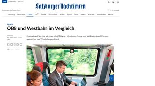 
                            13. ÖBB und Westbahn im Vergleich | SN.at - Salzburger Nachrichten