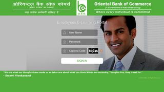 
                            2. OBC | Login Page