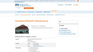 
                            11. Obergünzburg | Raiffeisenbank im Allgäuer Land eG