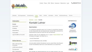 
                            10. Oberland Realschule Holzkirchen - Kontakt