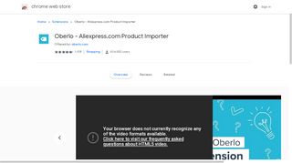 
                            7. Oberlo - Aliexpress.com Product Importer - Google Chrome