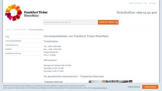 
                            7. Oberursel Ticketshop Oberursel Kumeliusstr. 8 ... - Frankfurt Ticket