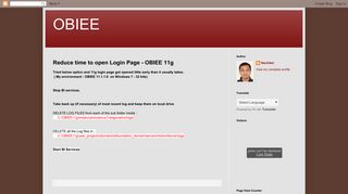 
                            12. OBIEE: Reduce time to open Login Page - OBIEE 11g