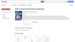 
                            9. OBJECT-ORIENTED SOFTWARE ENGINEERING