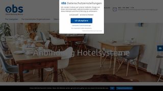 
                            8. OBS | Anbindung Hotelsysteme
