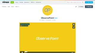 
                            11. ObservePoint on Vimeo