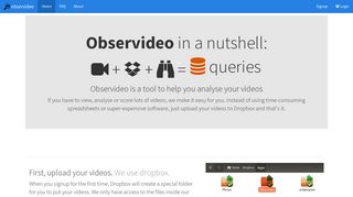 
                            8. Observideo - Code your videos easily