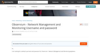 
                            2. Observium - Network Management and Monitoring Username and ...