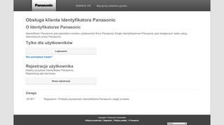 
                            1. Obsługa klienta Identyfikatora Panasonic