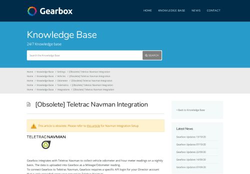 
                            13. [Obsolete] Teletrac Navman Integration – Gearbox Support