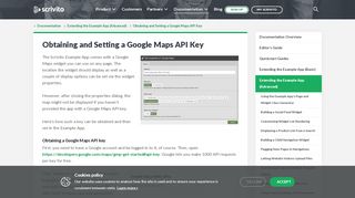 
                            11. Obtaining and Setting a Google Maps API Key - Scrivito