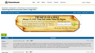 
                            13. Obtaining Audi Security Key Coden (7-digit SKC) - Page 1 - Audi ...