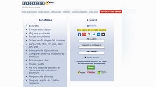 
                            3. Obtén acceso gratis - Plagiarisma.Net