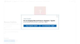 
                            13. Obtener Banco Galicia: Microsoft Store es-AR