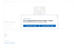 
                            10. Obtener TimeTracker: Microsoft Store es-MX