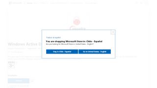 
                            3. Obtener Windows Active Directory Login: Microsoft Store es-CL