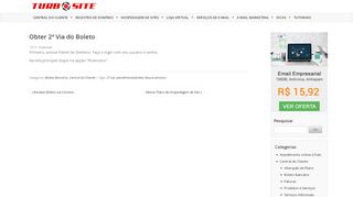 
                            4. Obter 2ª Via do Boleto | Turbosite Ajuda