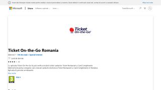 
                            6. Obțineți Ticket On-the-Go Romania - Microsoft Store ro-RO