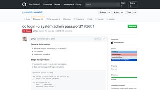
                            3. oc login -u system:admin password? · Issue #2601 · minishift/minishift ...