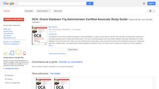 
                            13. OCA: Oracle Database 11g Administrator Certified Associate Study ...