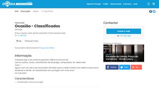 
                            6. Ocasião - Classificados - Almada - Publicações | oGuia - Guia da ...