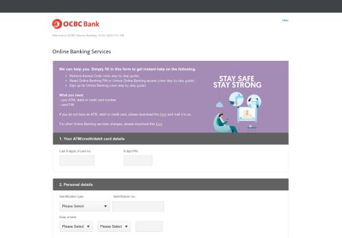 
                            4. OCBC Internet Banking Service