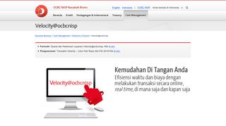 
                            2. OCBC NISP - Velocity@ocbcnisp