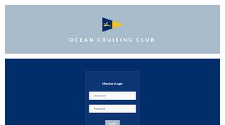 
                            2. OCC Login - Ocean Cruising Club