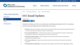 
                            9. OCC: OCC E-mail List Service