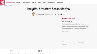 
                            7. Occipital Structure Sensor Review & Rating | PCMag.com