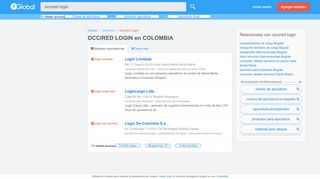 
                            7. OCCIRED LOGIN en COLOMBIA - Iglobal.co