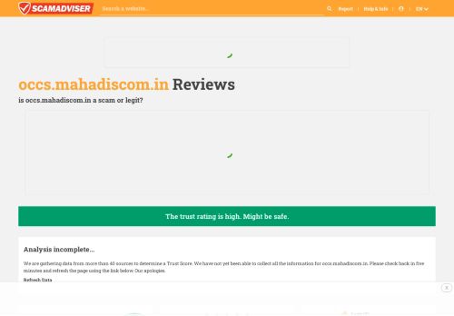 
                            13. occs.mahadiscom.in Reviews| Scam check for occs.mahadiscom.in | is ...