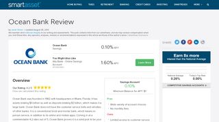 
                            12. Ocean Bank Review | Review, Fees, Offerings | SmartAsset.com
