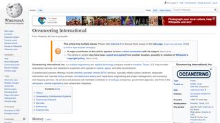 
                            9. Oceaneering International - Wikipedia