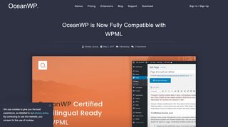 
                            9. OceanWP is Now Fully Compatible with WPML - OceanWP
