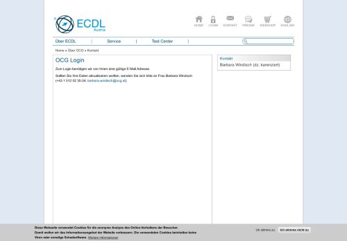 
                            8. OCG Login | ECDL Website