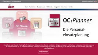 
                            3. OC:Planner: Software zur Personaleinsatzplanung | SIEDA GmbH