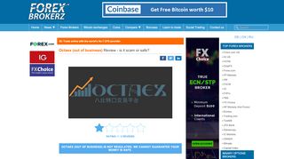 
                            10. Octaex Review - is octaex.com scam or good cryptocurrency exchange?