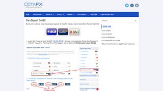 
                            12. Octaidn Indonesia: Cara Deposit OctaFX