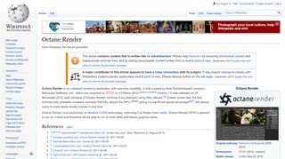 
                            8. Octane Render - Wikipedia