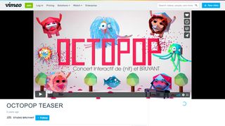 
                            7. OCTOPOP TEASER on Vimeo
