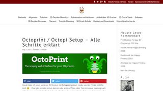 
                            5. Octoprint / Octopi Setup - Alle Schritte erklärt ⋆ chinadrucker.de